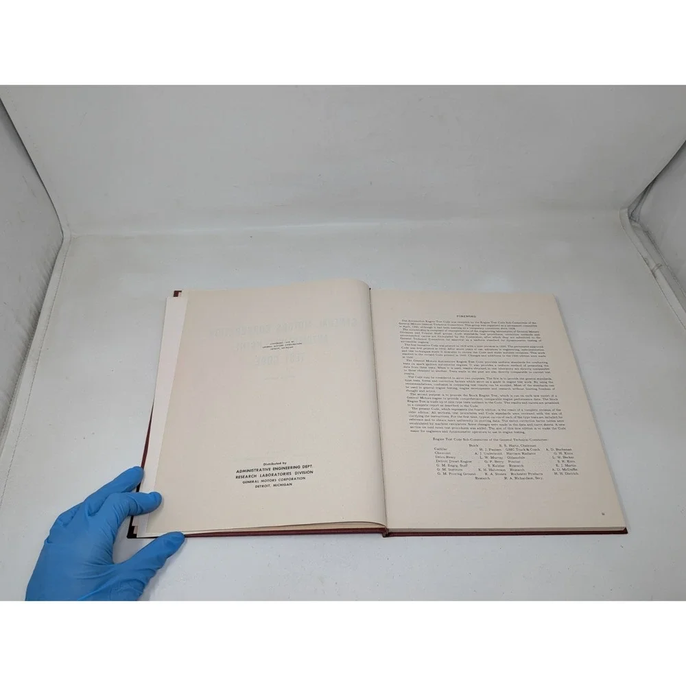General Motor Corporation / Automotive Engine Test Code 1954 4th Edition‎